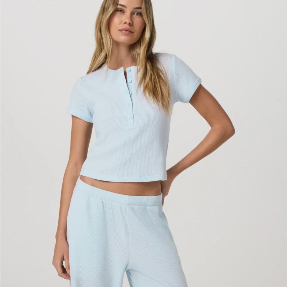 Short Sleeve Waffle Baby Tee | Vuori